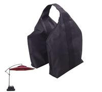 Borsa per pesi a baldacchino - Ancoraggio per riempibile con cerniera per esterni, zavorra antivento con manico robusto, design triangolare, ideale per baldacchino, telo da spiaggia, gazebo da