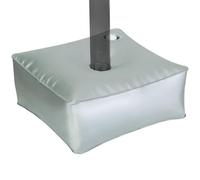 Borsa per Pesi con Base 'Ombrello Riempito d'Acqua - Grande capacità, Design Ispessito Supporto per Ombrello Argento Base a sbalzo per Patio all'aperto, PVC, capacità 24L, 40 x 40 x 15 cm, Adatto