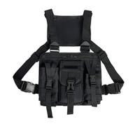 Borsa per Petto, Tasca Pettorale Sportiva con Tracolla Regolabile, Borse Rig per Uomo Corsa, Viaggio, Escursionismo, Allenamenti