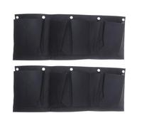 Borsa Per Piantagione A Parete 2 Pezzi 4 Tasche Fioriera Da Giardino Verticale Contenitore Gancio Per Esterno Verdura Fiori Crescita Annaffiature Vaso Da Parete Sospese Verticali
