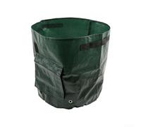 Borsa per piantare patate e verdure, contenitore traspirante con manici e fori di drenaggio, resistente giardino per colture di radici (23 x 28 cm)