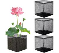 Borsa per piante sicura per laghetti, realizzata con materiali in PVC e PE, compatibile con ecosistemi acquatici sensibili e habitat (A)