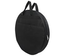 Borsa per Piatti 600D Nera da 21 Pollici con Divisore Rimovibile e 3 Tasche Comode per i Piatti di Batteria con gli Accessori a Percussione