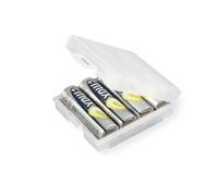 Borsa per Pile Ansmann 4000740 Trasparente Bianco 4 AAA/AA