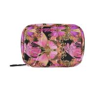 Borsa per pillole da viaggio con scomparti staccabili e motivo geometrico