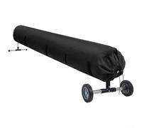Borsa per piscine fuori terra e interrata, in tessuto Oxford 420d, resistente, 4,9 m, impermeabile, con coulisse, colore nero, 5,5 m, 6,1 m