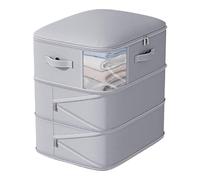 Borsa Per Piumone - Borsa A Compressione Di Grande Capacità A 3 Strati Con Design Chiaro | Organizzatore Di Risparmio Di Spazio Per Vestiti Bagagli Copertina Della Biancheria Da Libri