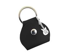 Borsa per plettri per chitarra - Custodia protettiva per plettri, custodia per plettri | Custodia portaoggetti portachiavi in pelle PU Porta plettri portatile, ciondolo compatto per organizer per pl