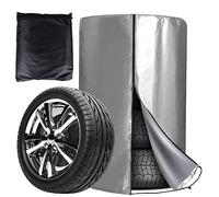Borsa per Pneumatici, Copertura di Protezione per Pneumatici Impermeabile, Set di Borse per Pneumatici per Auto, Custodia per Pneumatici per 4 Pneumatici 17-18 Pollici con Cerniera