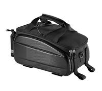 Borsa per portabicchiere da bici, borse per bici per rastrelliere posteriore in bicicletta | Trunk per pannier ciclistica | Portatore di sedile a sella con portabanca posteriore espandibile con un