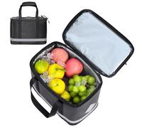 Borsa per portapacchi posteriore da ciclismo, isolante, borsa termica ergonomica con grande capacità, per viaggi su strada, mountain bike