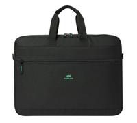 Borsa per portatile Rivacase Gremio 17.3" poliestere riciclato nera impermeabile