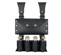 Borsa per pozione del mago medievale, con pozione del mago medievale - imitazione Alchimia del Medioevo | periodo rinascimentale antico 4 bottiglie di sughero per uso quotidiano