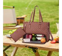 Borsa per pranzo trapuntata da donna per lapop per laptop per il collage