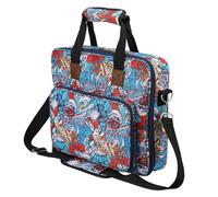 Borsa Per Progetti Di Ricamo - Organizzatore Portatile Di Materiali Per Cucire, Custodia Per Il Trasporto Artigianale | Supporto Per Telai Da Ricamo, Kit Di Filo Interdentale, Strumenti Per Uncinetto,