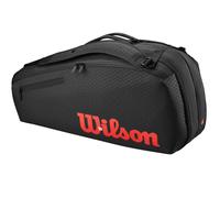 Borsa per racchette Wilson Clash V3 6PK Racquet Bag Black/Infrared