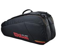 Borsa per racchette Wilson Pro Staff Classic 6PK Racket Bag - Nero