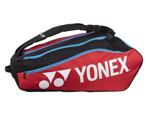 Borsa per racchette Yonex Racket Bag Club Line 12 Pack - black/red - Nero
