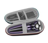 Borsa per rasoio elettrico per Braun Series 3s/5s/7s/9s, braun series 3 3040s 3020s, borsa da viaggio rigida in EVA per rasoio e trimmer(grigio)