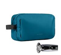 Borsa per redazione estetica, organizzatore di trucco idrorepellente | Grande capacità, scatola per trucco con partizione, borsa culturale piatta