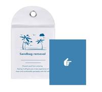 Borsa per rimozione di Sabbia, rimozione di Sabbia da Spiaggia, per la Pulizia di Vacanza, Borsa Multifunzione per la Pulizia della Spiaggia, per la Pulizia del Campeggio