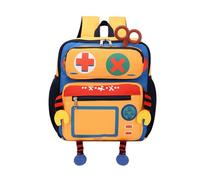 Borsa per robot super carina per asilo nido di grande capacità di tendenza per bambini (Yellow, 25 * 12 * 28)