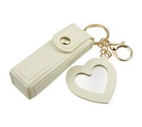 Borsa per rossetto e nebulizzatore tascabile bianco