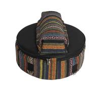 Borsa per rullante in stile etnico con tasche esterne in tessuto Oxford