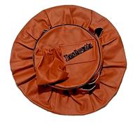Borsa Per Ruote Lambretta E Copertura Stepney Ruota Nera Fatta A Mano 10"