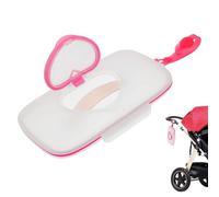 Borsa Per Salviette Bagnate - Dispensatori Di Salviette Da Viaggio, Design Di Apertura Della Forma Del Cuore | Pulli Per Polvere Portatili, Porta Maniglia Per Viaggi Per Auto, Buste Di Tessuti Umidi R