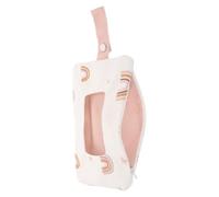 Borsa per Salviette Riutilizzabile da Viaggio, Capienza Grande Rosa | Poliestere Cotone, Uso Outdoor e Ufficio, Operazione Semplice, Compatta, Pratica per Esigenze del Bebè