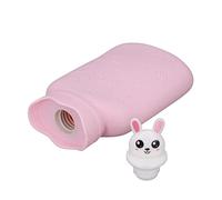 Borsa per Scaldabagno Istantaneo Comoda Borsa dell'acqua Calda in Silicone Multifunzionale Portatile per Uso Domestico (Rosa)