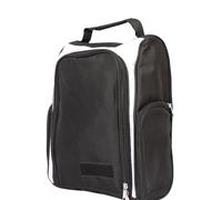 Borsa per scarpe con chiusura lampo con maniglia, borsa per scarpe con tasche laterali per accessori, per viaggi, interni ed esterni