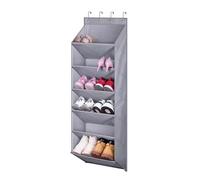 Borsa per scarpe da appendere dietro la porta borsa per scarpe da parete per camera da letto multistrato finitura oggetti vari in tessuto Oxford borsa portaoggetti sopra la porta organizer per scarpe