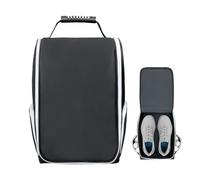 Borsa per scarpe da golf, borsa per ramponi da calcio, borsa da golf impermeabile per scarpe - organizer per scarpe sportive, supporto per scarpe da viaggio traspirante, Nero , Se référer au