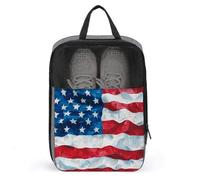 Borsa per scarpe da golf con bandiera USA, per viaggi e uso quotidiano, anti-polvere, per scarpe da golf