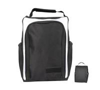 Borsa per scarpe da golf, con cerniera, con maniglia, porta scarpe da golf con tasche laterali per accessori, per viaggi, interni ed esterni, cortile, campo guida e pratica