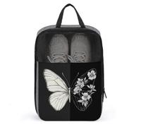 Borsa per scarpe da golf con disegno a farfalla per uso quotidiano da viaggio anti-polvere