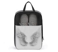 Borsa per scarpe da golf con due ali d'angelo, semplice borsa per scarpe da viaggio, uso quotidiano, anti-polvere, porta scarpe da golf