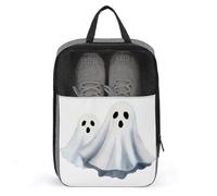 Borsa per scarpe da golf con fantasma ad acquerello, carina e raccapricciante, per viaggi e uso quotidiano, anti-polvere, porta scarpe da golf