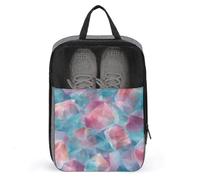 Borsa per scarpe da golf con frammenti di cristallo pastello per uso quotidiano da viaggio anti-polvere