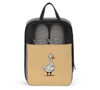 Borsa per scarpe da golf con motivo a forma di oca in una mummia, per viaggi e uso quotidiano, anti-polvere, per riporre scarpe da golf