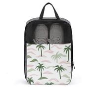 Borsa per scarpe da golf con palme e piccole isole per viaggi e uso quotidiano anti-polvere