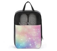 Borsa per scarpe da golf con piccole stelle color pastello, per viaggi e uso quotidiano, anti-polvere, per scarpe da golf