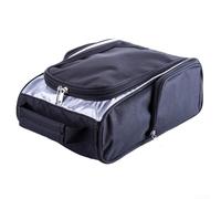 Borsa per scarpe da golf in tessuto Oxford 600D, ideale per i viaggi, con grande capacità e maniglia per il trasporto facile, argento