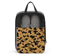 Borsa per scarpe da golf nera mimetica sabbia per viaggi uso quotidiano custodia antipolvere per scarpe da golf