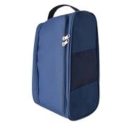 Borsa per scarpe da palestra, con cerniera, portatile, impermeabile, unisex, per oggetti di valore, da donna, per bowling, calcio, palestra, sport, viaggi, attività all'aperto, club, blu navy, Refer
