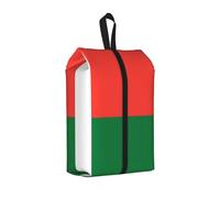 Borsa per scarpe da viaggio con bandiera del Madagascar, impermeabile, organizer per scarpe, borsa 3 in 1 per scarpe da ginnastica