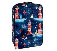 Borsa per scarpe da viaggio,custodia per scarpe portatile impermeabile,ancora pesce nave faro