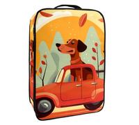 Borsa per scarpe da viaggio,custodia per scarpe portatile impermeabile,Benvenuti a casa divertente cane albero rosso auto